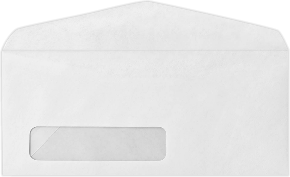 9 Window Envelopes (3 7/8 x 8 7/8) 24lb. 24lb. Bright White