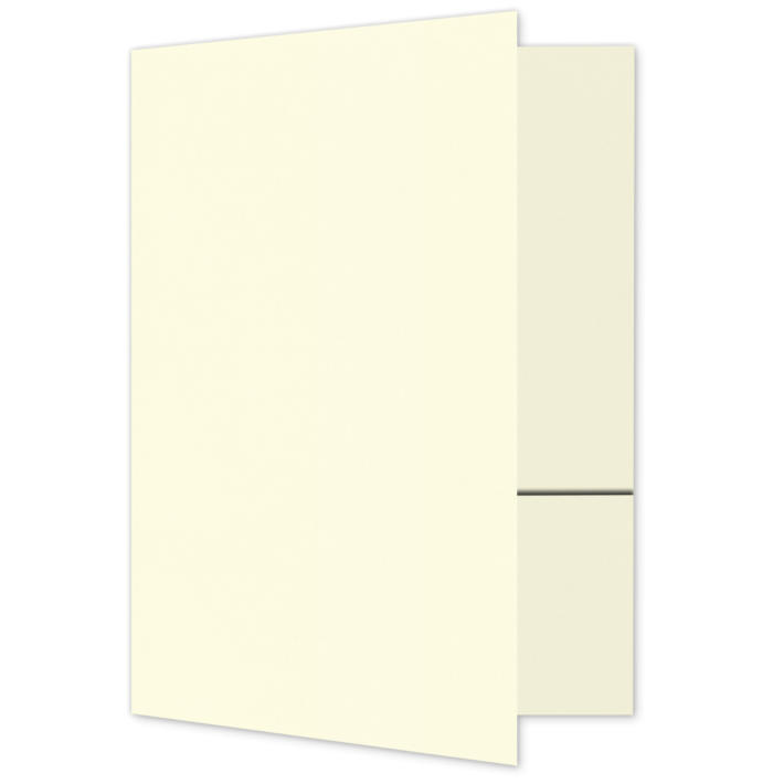 Custom 9 x 12 Presentation FolderEcru Natural