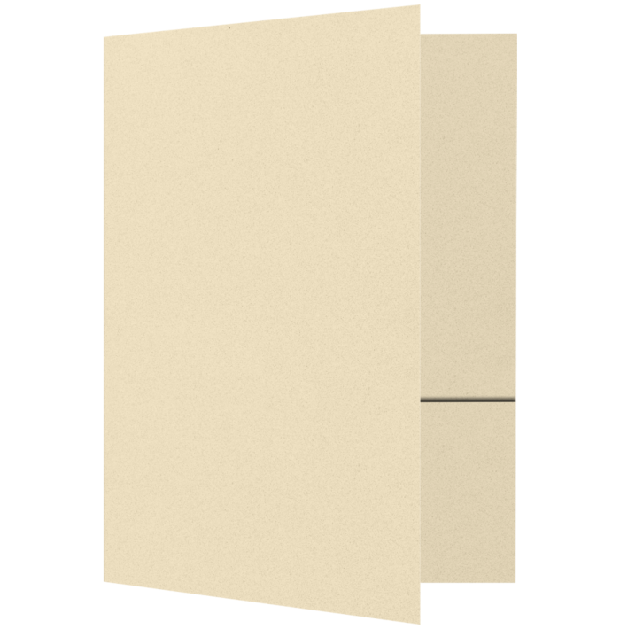 Custom 9 x 12 Presentation FolderAntique Natural