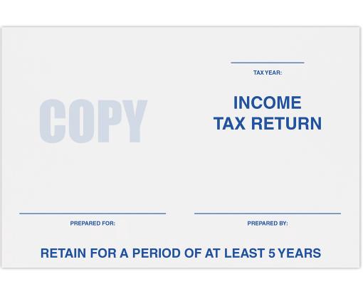 6 x 9 Tax Return Booklet Envelope 24lb. Bright White - Tax