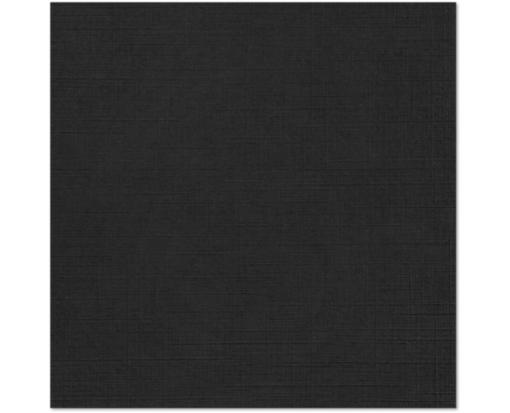 12 x 12 Black Linen Cardstock, 100lb.
