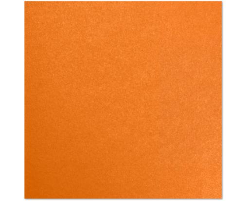 12 x 12 Flame Metallic Orange Cardstock, 105lb.