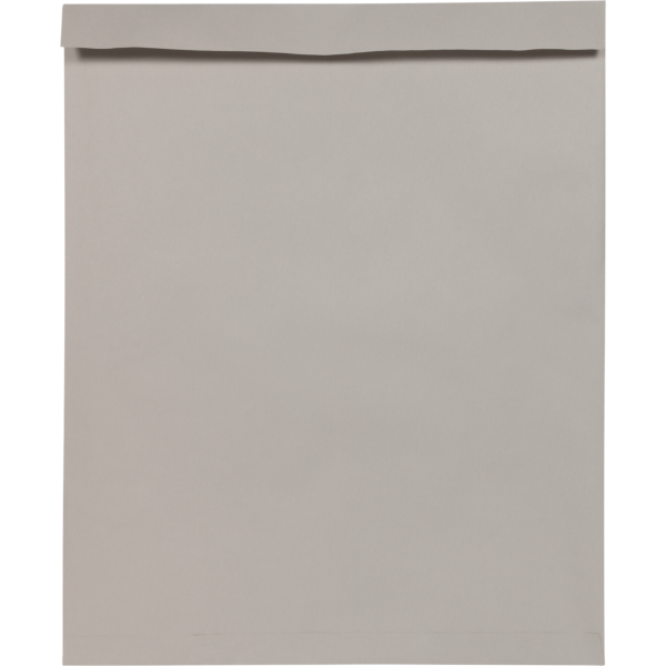 22 x 27 Open End Jumbo Envelopes - No Gum - 100 Pack Gray Kraft