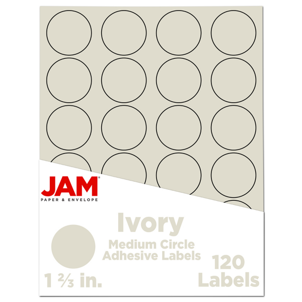 500 Pieces Clear Stickers Round 1 inch, Envelope Stickers Dot Label Transparent Stickers Adhesive Blank Labels for Mailing Packaging