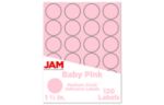 1 2/3 Inch Circle Label (Pack of 120) Baby Pink