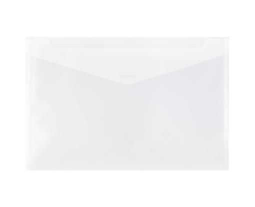 12 x 18 Plastic Envelopes with Tuck Flap Closure (Pack of 12) Clear