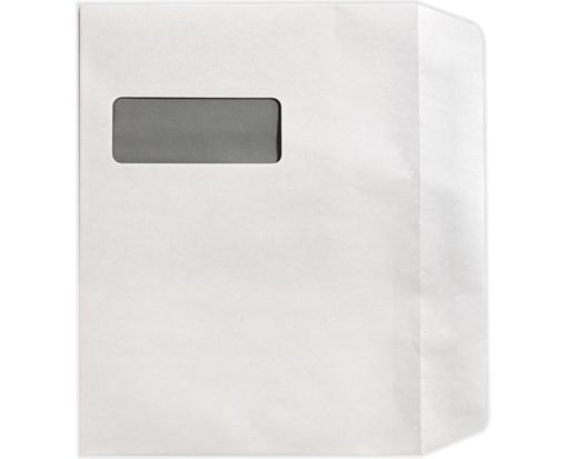 9 x 12 Booklet Window Envelope 28lb. Bright White