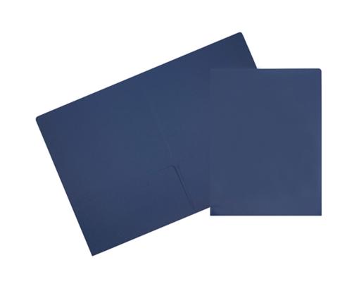 Two Pocket Matte Cardstock Presentation Folder (Pack of 6) Presidential Blue