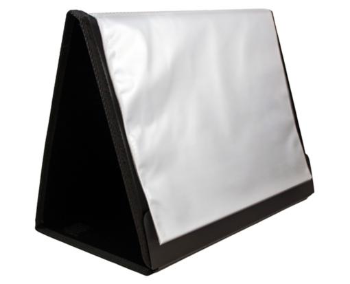 9 x 1 x 12 Easel Fold Booklet Style Display Books (Pack of 1) Black