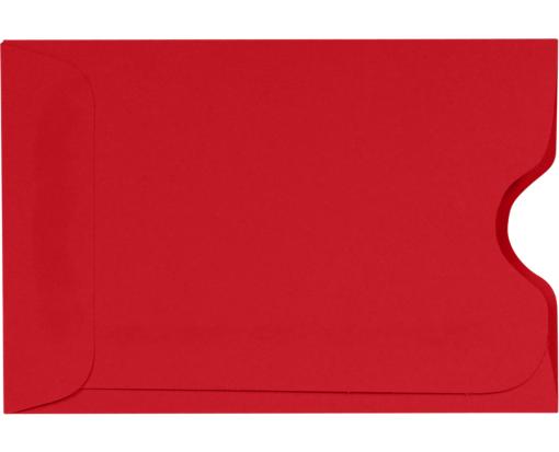 Credit Card Sleeve (2 3/8 x 3 1/2) Holiday Red