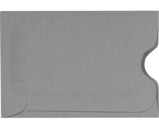 Credit Card Sleeve (2 3/8 x 3 1/2) Sterling Gray Linen