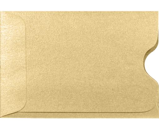 Credit Card Sleeve (2 3/8 x 3 1/2) Blonde Metallic