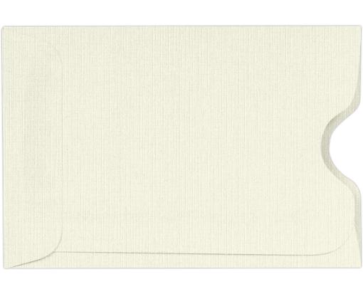 Credit Card Sleeve (2 3/8 x 3 1/2) Natural Linen