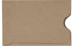Credit Card Sleeve (2 3/8 x 3 1/2) Envelopes Oak Woodgrain