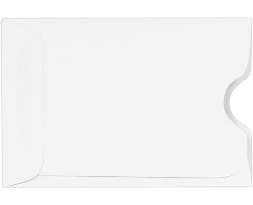 Credit Card Sleeve (2 3/8 x 3 1/2) 24lb. White