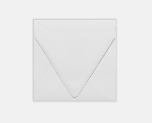 5 x 5 Square Contour Flap Envelopes 80lb. White - 100% Recycled ...