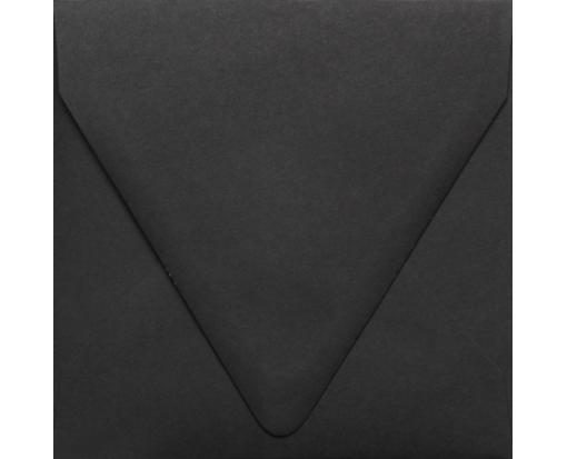 6 1/2 x 6 1/2 Square Contour Flap Envelope Midnight Black