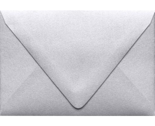A1 Contour Flap Envelope (3 5/8 x 5 1/8) Silver Metallic