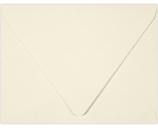 A2 Contour Flap Envelope (4 3/8 x 5 3/4) Natural Linen