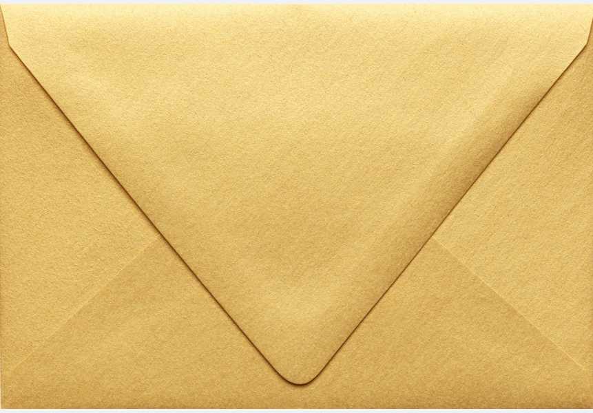 Gold Metallic Envelopes Contour Flap 4 1 4 X 6 1 4 Envelopes Com
