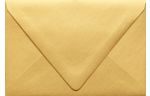 A4 Contour Flap Envelope (4 1/4 x 6 1/4) Gold Metallic