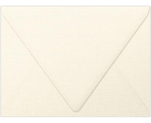 A6 Contour Flap Envelope (4 3/4 x 6 1/2) Natural Linen