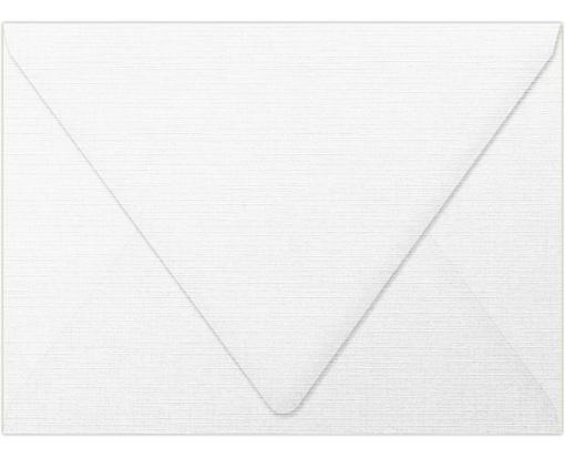 A6 Contour Flap Envelope (4 3/4 x 6 1/2) White Linen