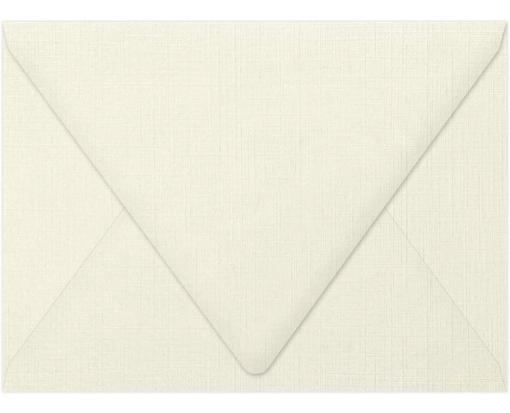 A7 Contour Flap Envelope (5 1/4 x 7 1/4) Natural Linen