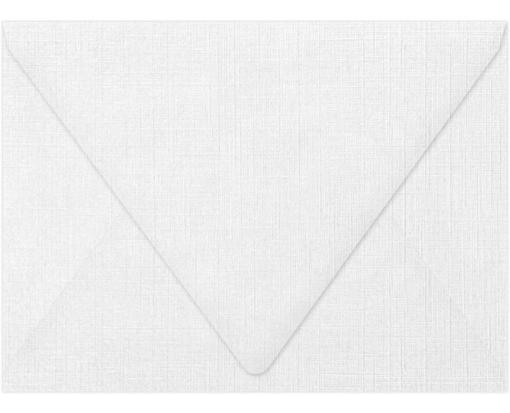 A7 Contour Flap Envelope (5 1/4 x 7 1/4) White Linen