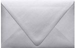 A9 Contour Flap Envelope (5 3/4 x 8 3/4) Silver Metallic