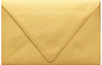 A9 Contour Flap Envelope (5 3/4 x 8 3/4) Gold Metallic