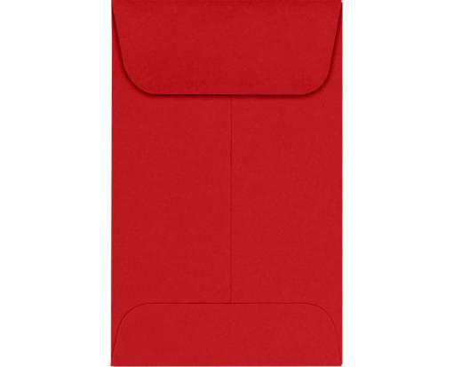 #1 Coin Envelope (2 1/4 x 3 1/2) Holiday Red