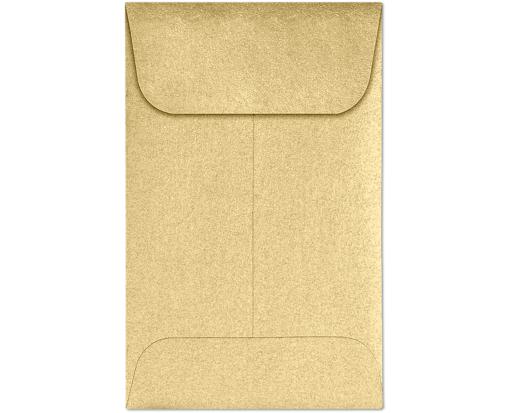 #1 Coin Envelope (2 1/4 x 3 1/2) Blonde Metallic