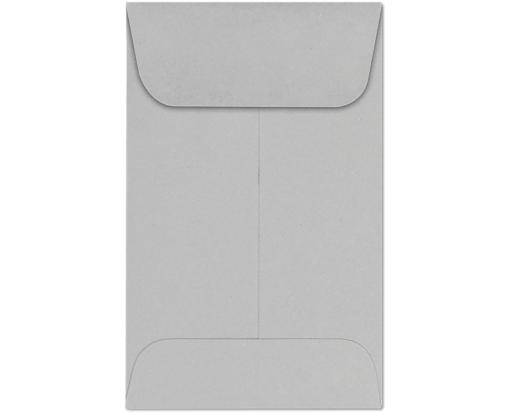 #1 Coin Envelope (2 1/4 x 3 1/2) Gray Wove