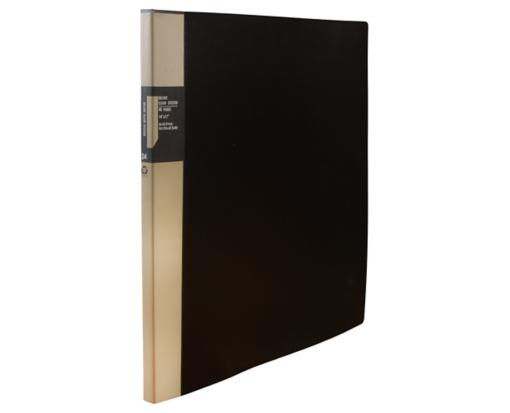 14 x 1/5 x 17 Display Book, 24 pages per book (Pack of 1) Black