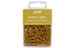 Regular 1 inch Paper Clips (Pack of 100) Gold