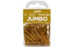 Jumbo 2 Inch Paper Clips (Pack of 75) Gold