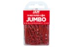 Jumbo 2 Inch Paper Clips (Pack of 75) Red