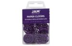 Circular Paper Clips (Pack of 50) Purple