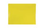 9 3/4 x 13 Plastic Envelopes with Snap Closure - Letter Booklet - (Pack of 6) Yellow