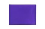 9 3/4 x 13 Plastic Envelopes with Zip Closure - Letter Booklet - (Pack of 12) Purple
