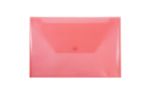 9 3/4 x 14 1/2 Plastic Envelopes with Snap Closure (Pack of 12) Red