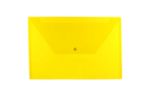 9 3/4 x 14 1/2 Plastic Envelopes with Snap Closure (Pack of 12) Yellow