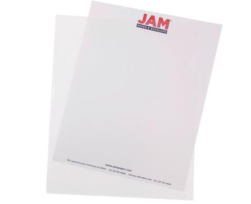 Letter Plastic Sleeves (Pack of 12) Clear