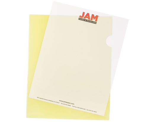 Letter Plastic Sleeves (Pack of 12) Yellow