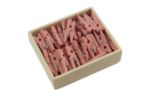 Small 7/8 Inch Wood Clips (Pack of 50) Pink