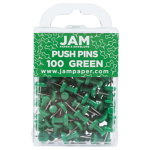 Colorful Round Top Push Pins (Pack of 100)