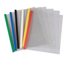 Plastic Report Covers with Sliding Lock (Pack of 6)