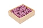 Medium 1 1/8 Inch Wood Clip Clothespins (Pack of 50) Lavender Purple