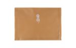 9 3/4 x 14 1/2 Plastic Envelopes with Button & String Tie Closure - Legal Open End - (Pack of 12) Gold